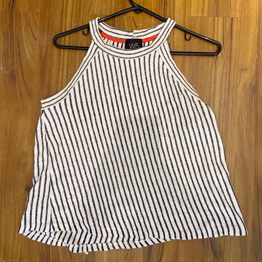 Striped Halter Top